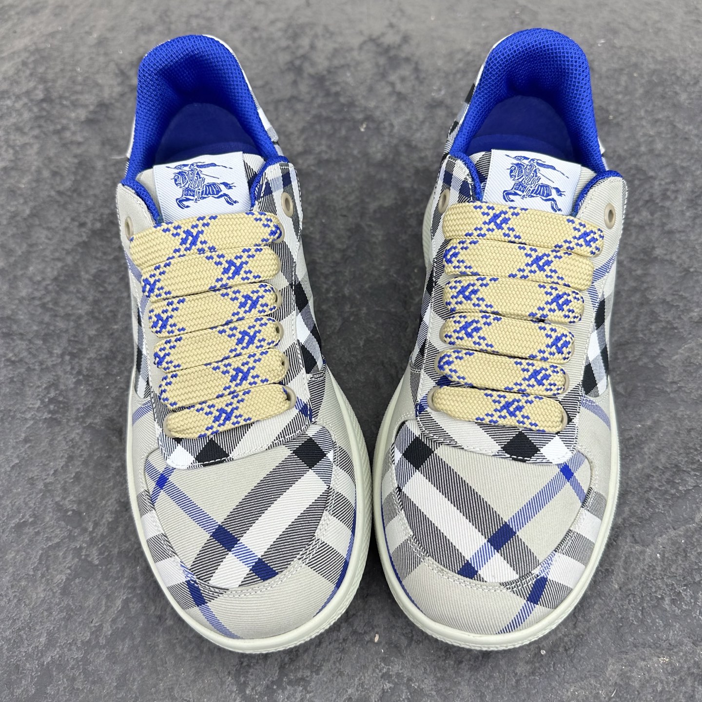 Burberry Terrace Series Checkered Casual Sneakers