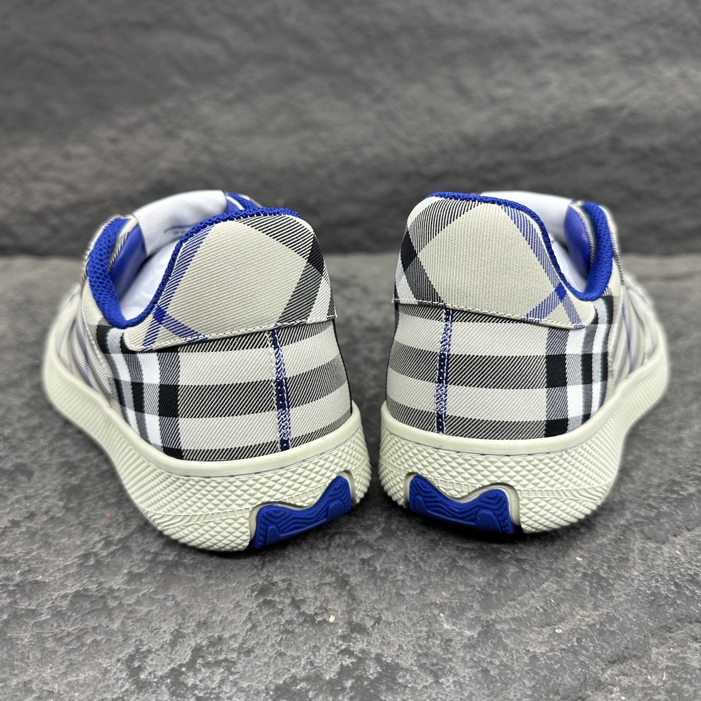Burberry Terrace Series Checkered Casual Sneakers