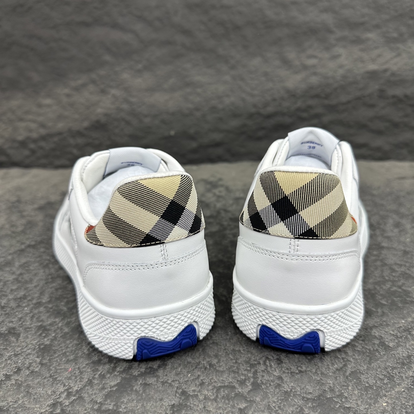 Burberry Low-Top Check Detail Sneakers