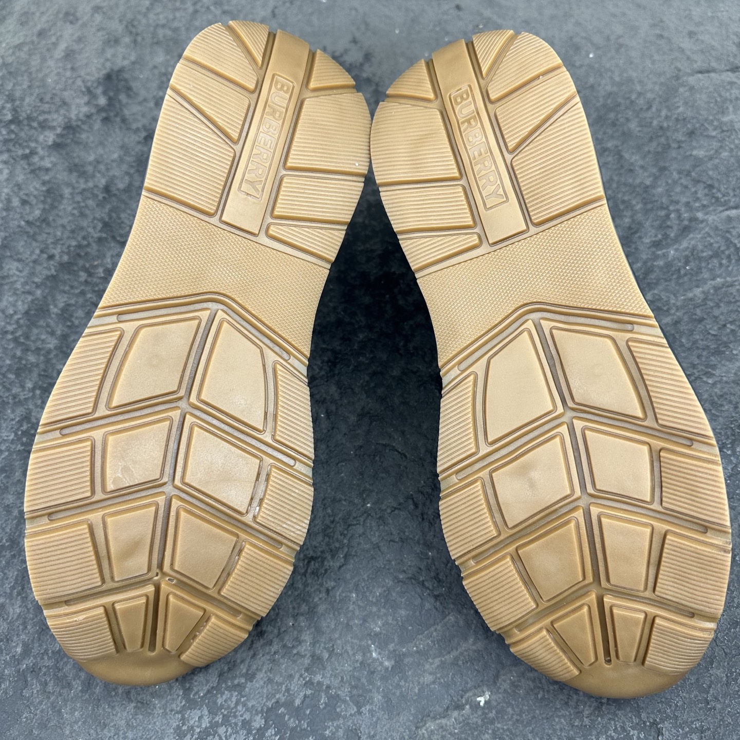 Burberry Check Panel Trainer