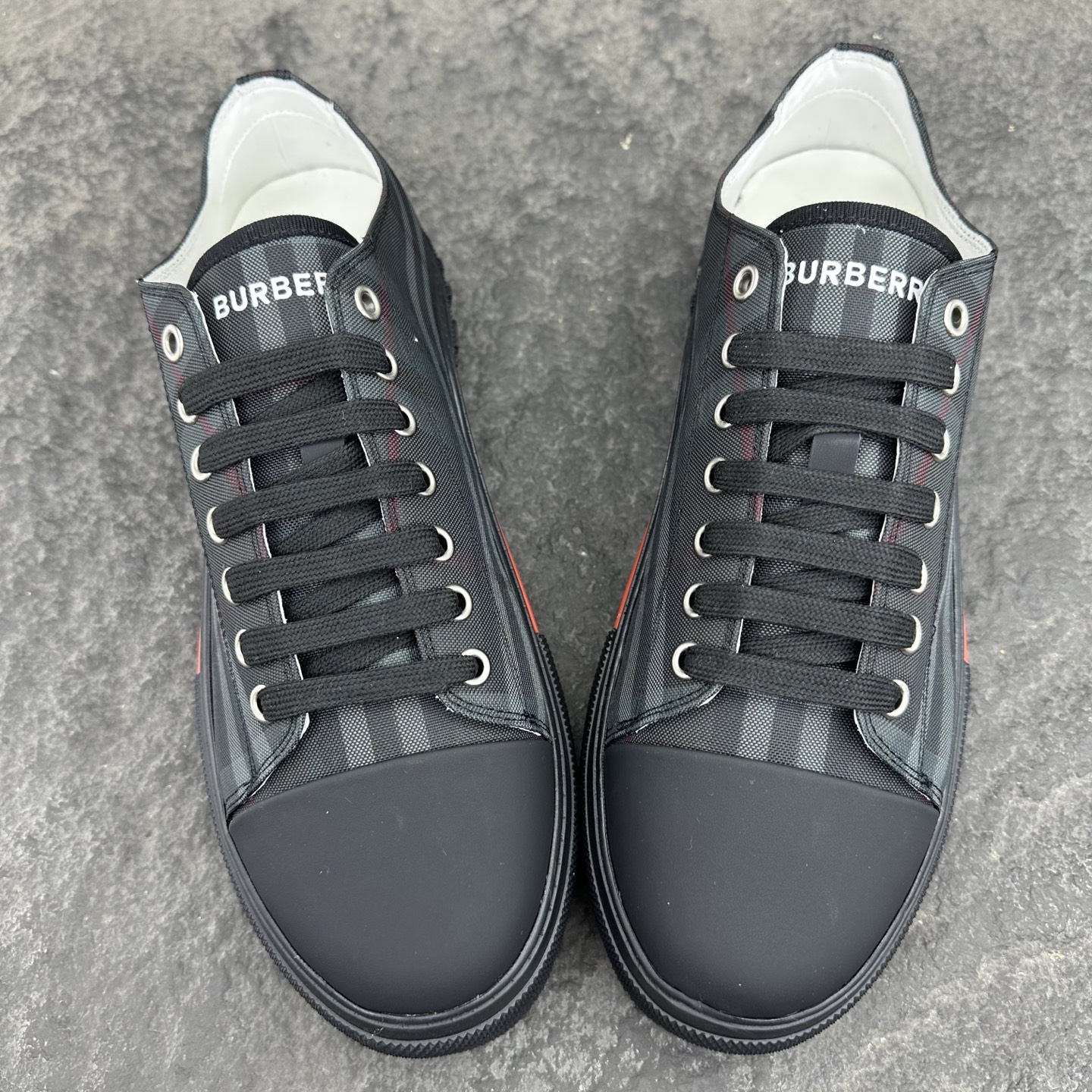 Burberry Check Platform Sneakers