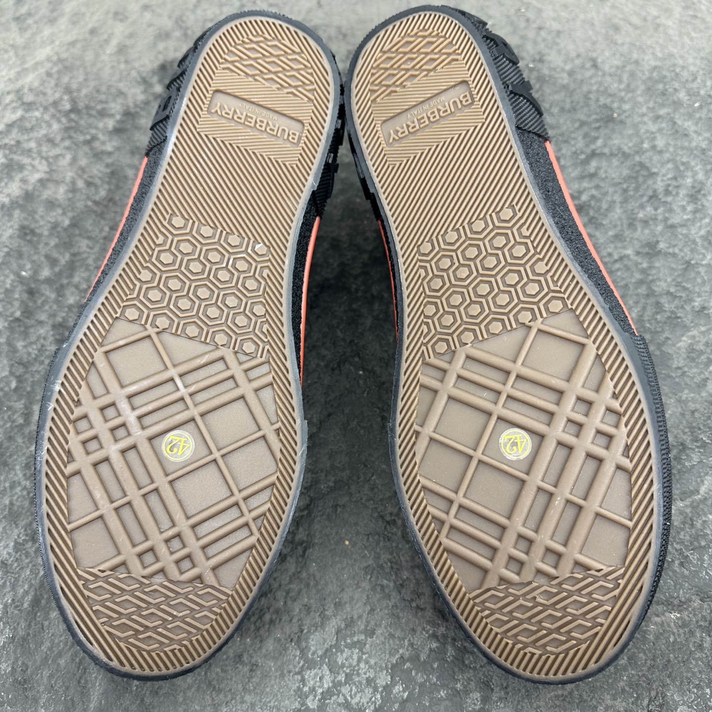 Burberry Check Platform Sneakers