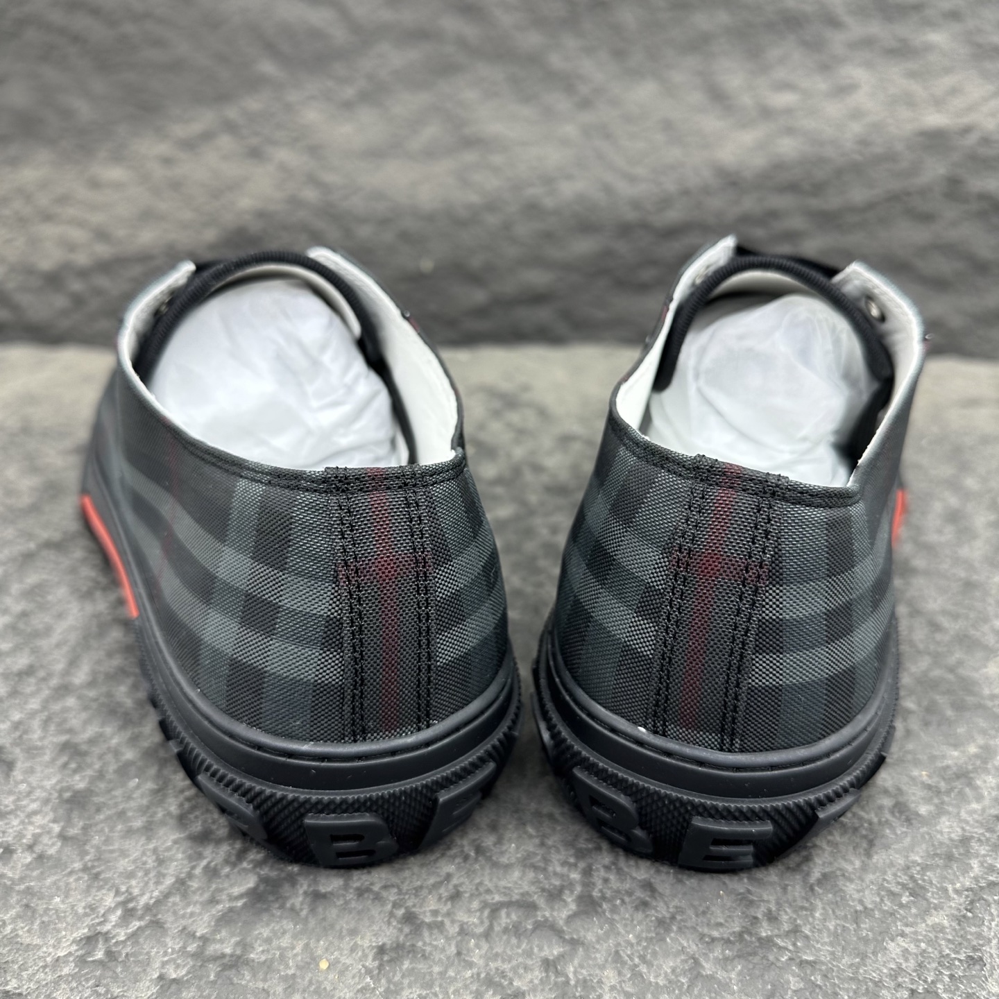 Burberry Check Platform Sneakers