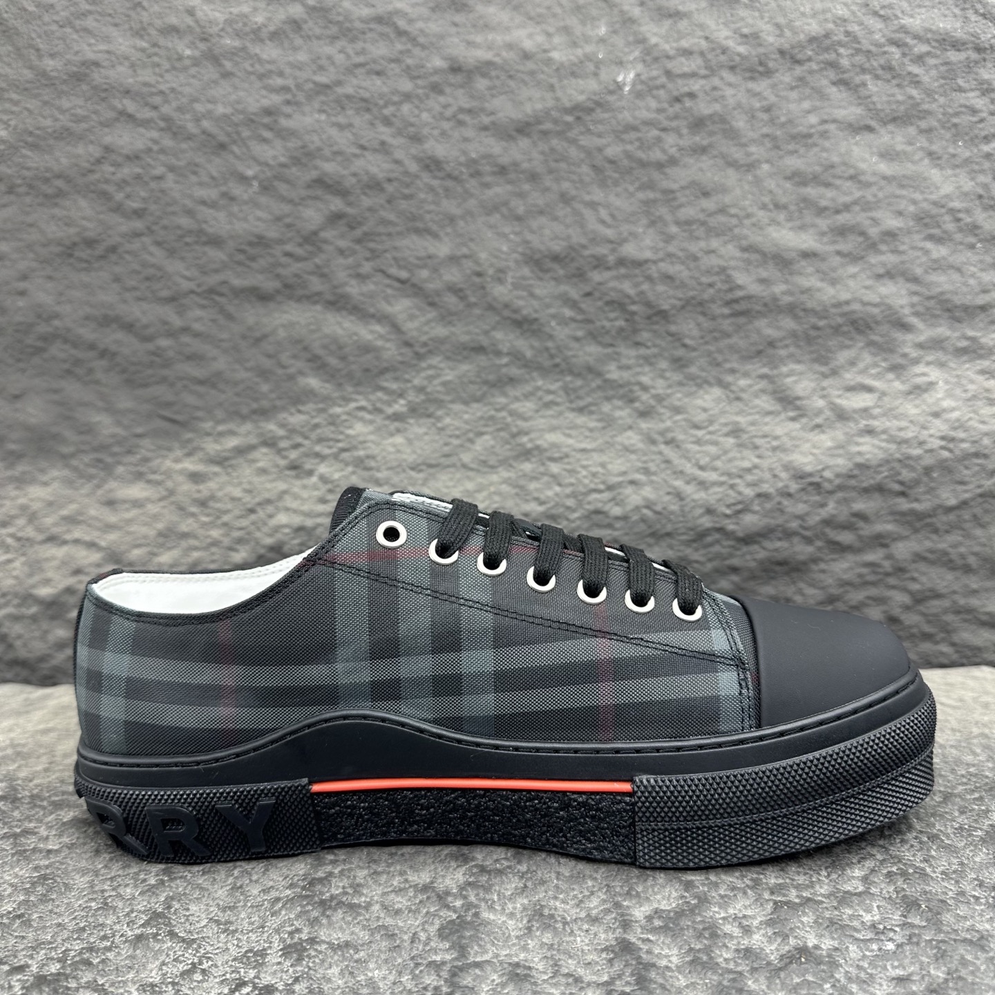 Burberry Check Platform Sneakers
