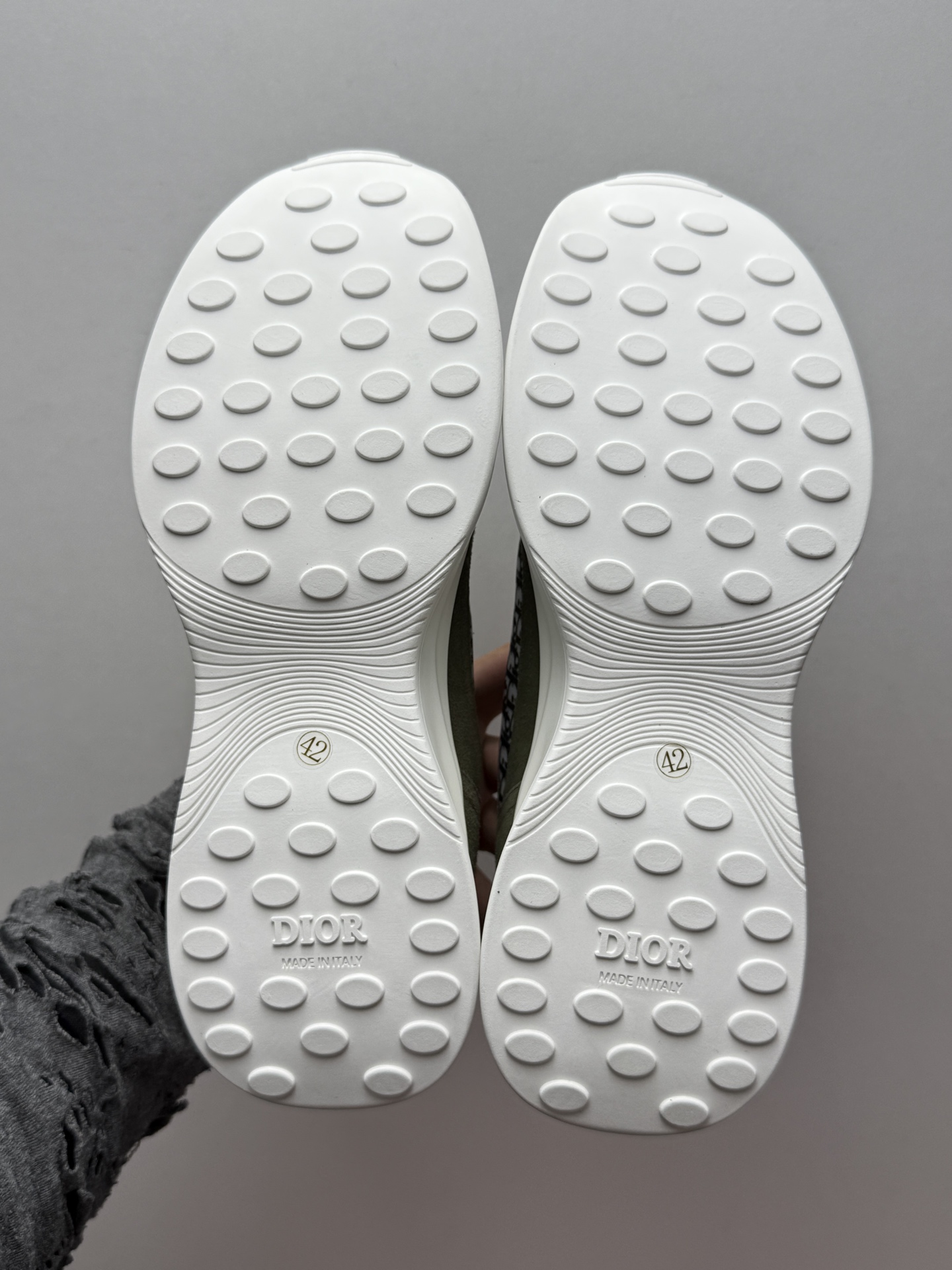 DIOR Oblique Monogram Paneled Suede Breathable Casual Sneakers