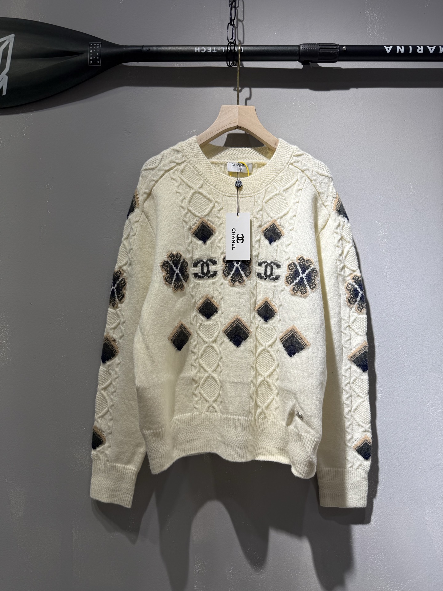Chanel New Autumn/Winter Knit Jacquard Sweater - Ski Collection