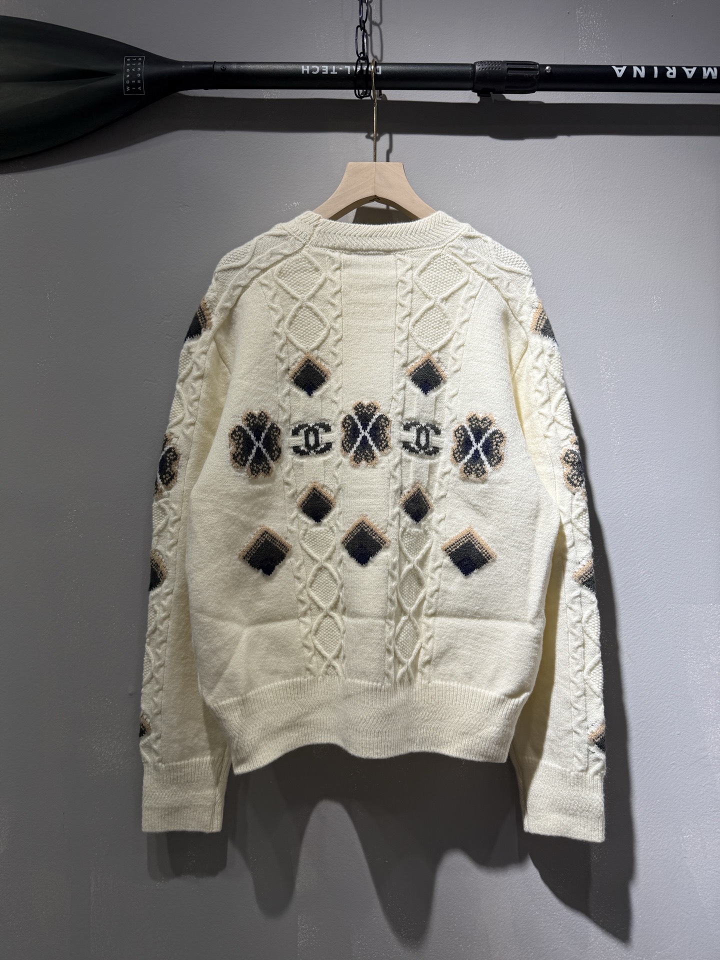 Chanel New Autumn/Winter Knit Jacquard Sweater - Ski Collection