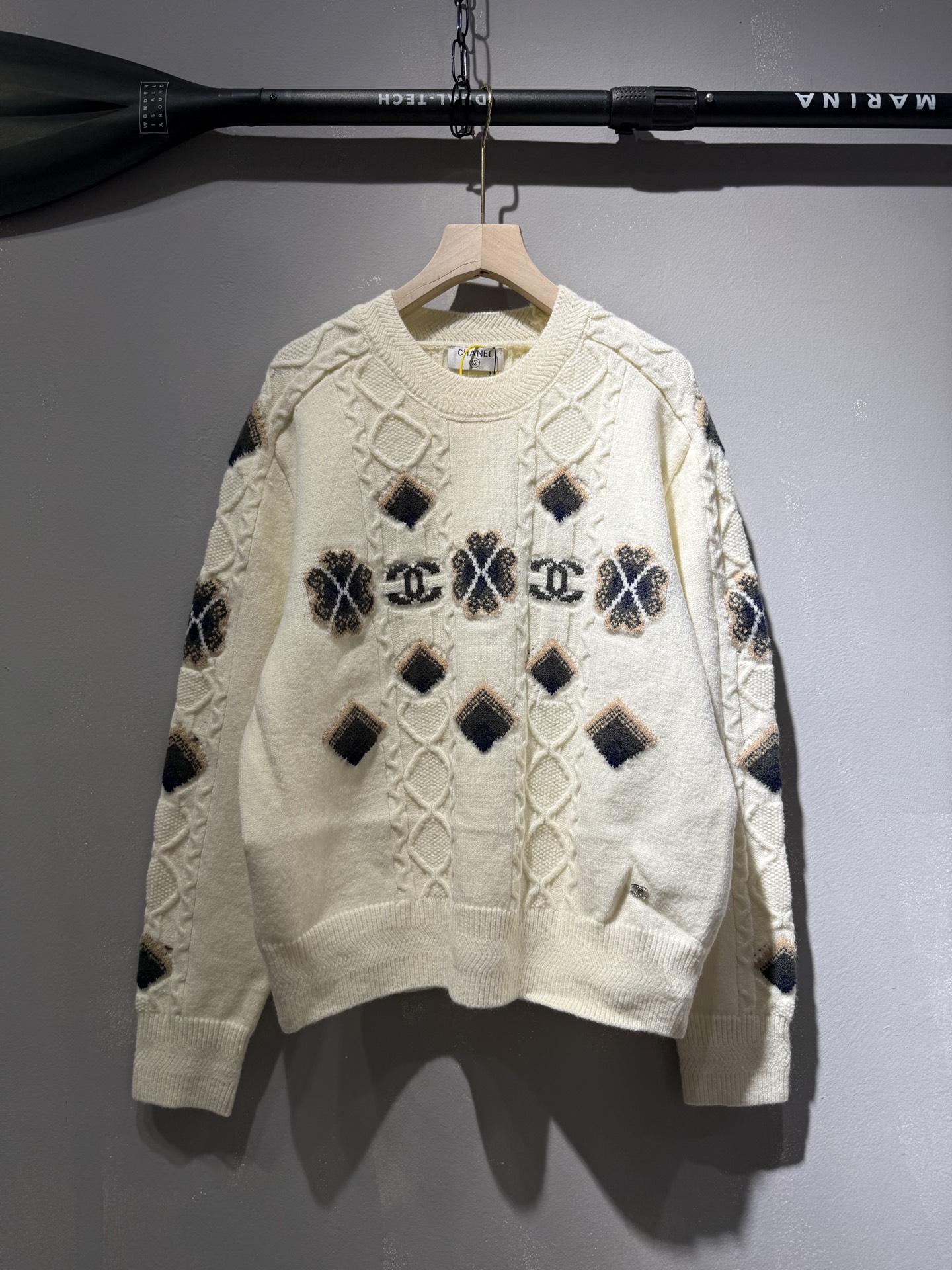 Chanel New Autumn/Winter Knit Jacquard Sweater - Ski Collection