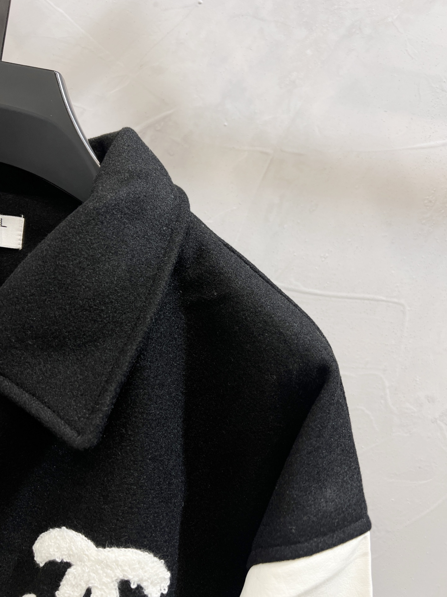 YC16 CHANEL - Paneled Embroidered Baseball Jacket