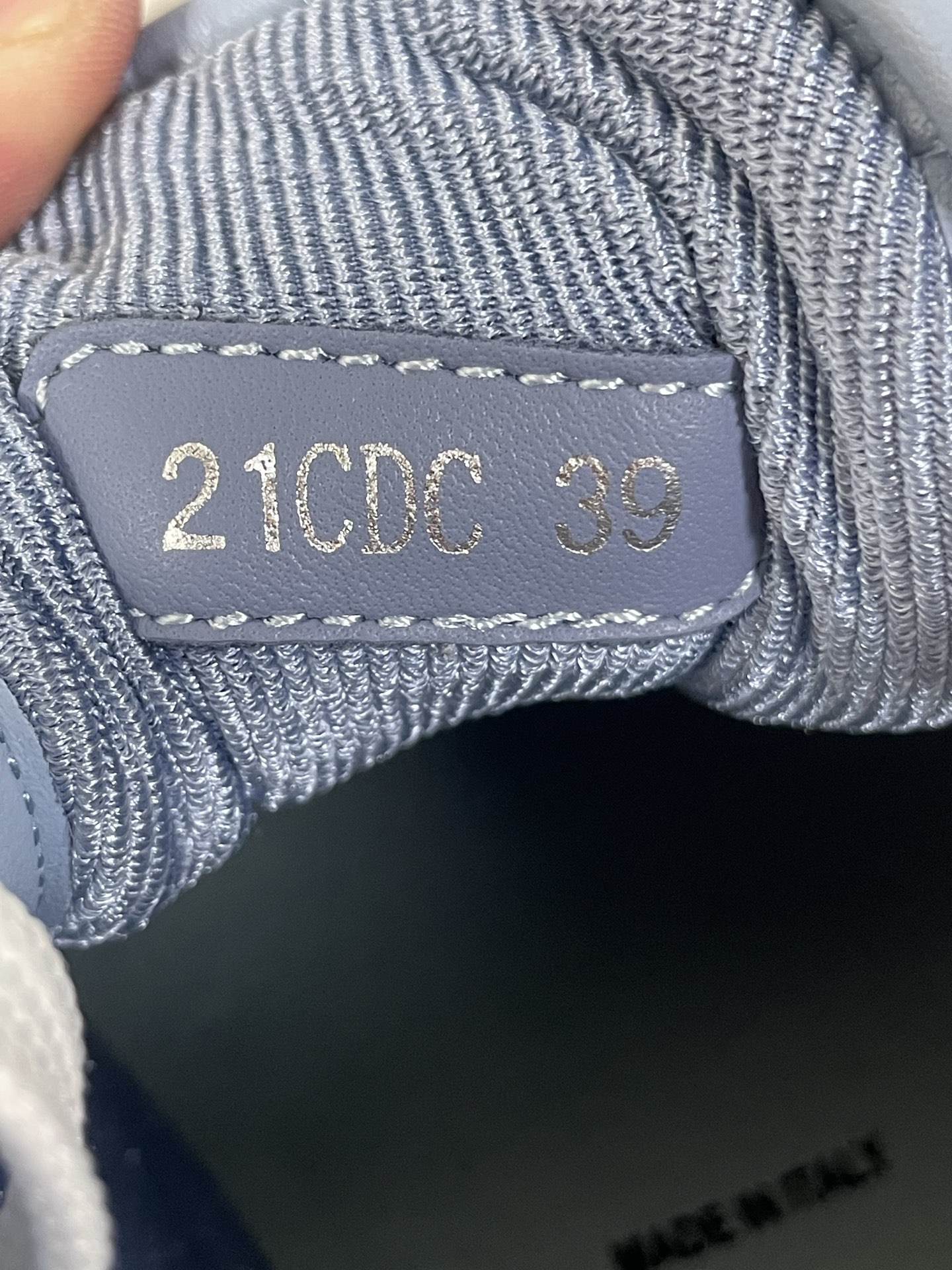 DIOR B27 Monogram Cutout Paneled Two-Tone Leather Casual Sneakers