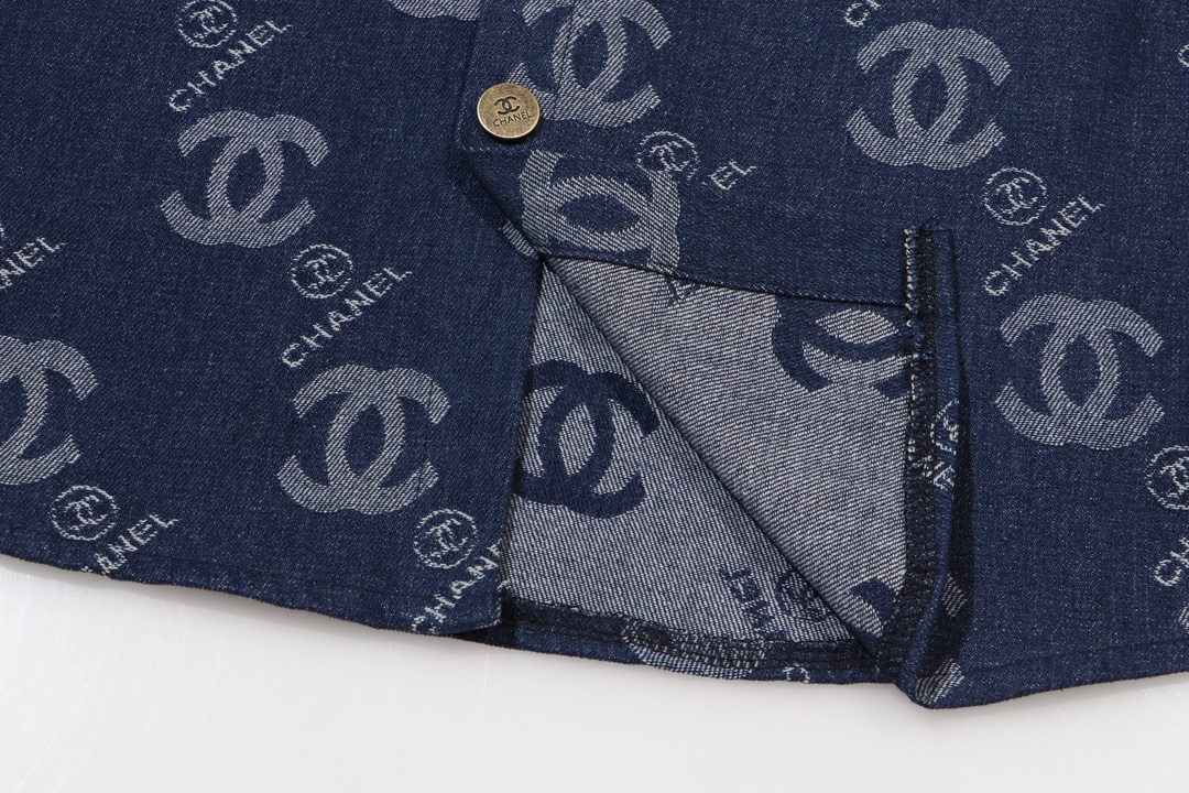 Chanel Men's Spring/Summer Denim Casual Jacket