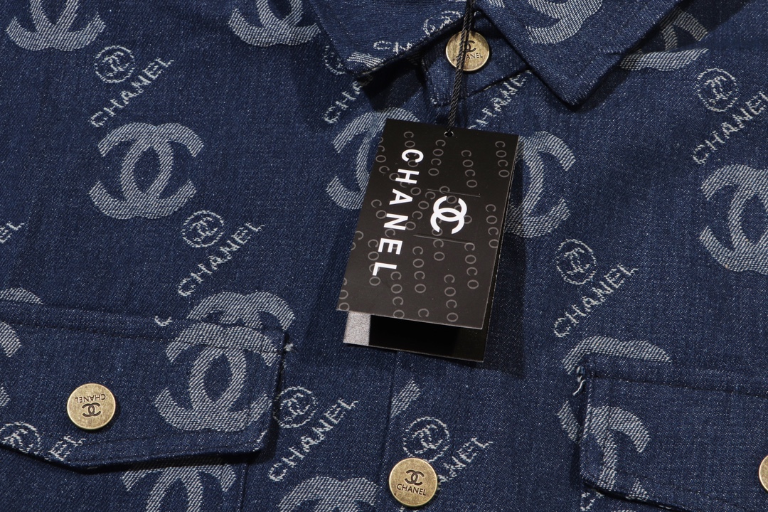 Chanel Men's Spring/Summer Denim Casual Jacket