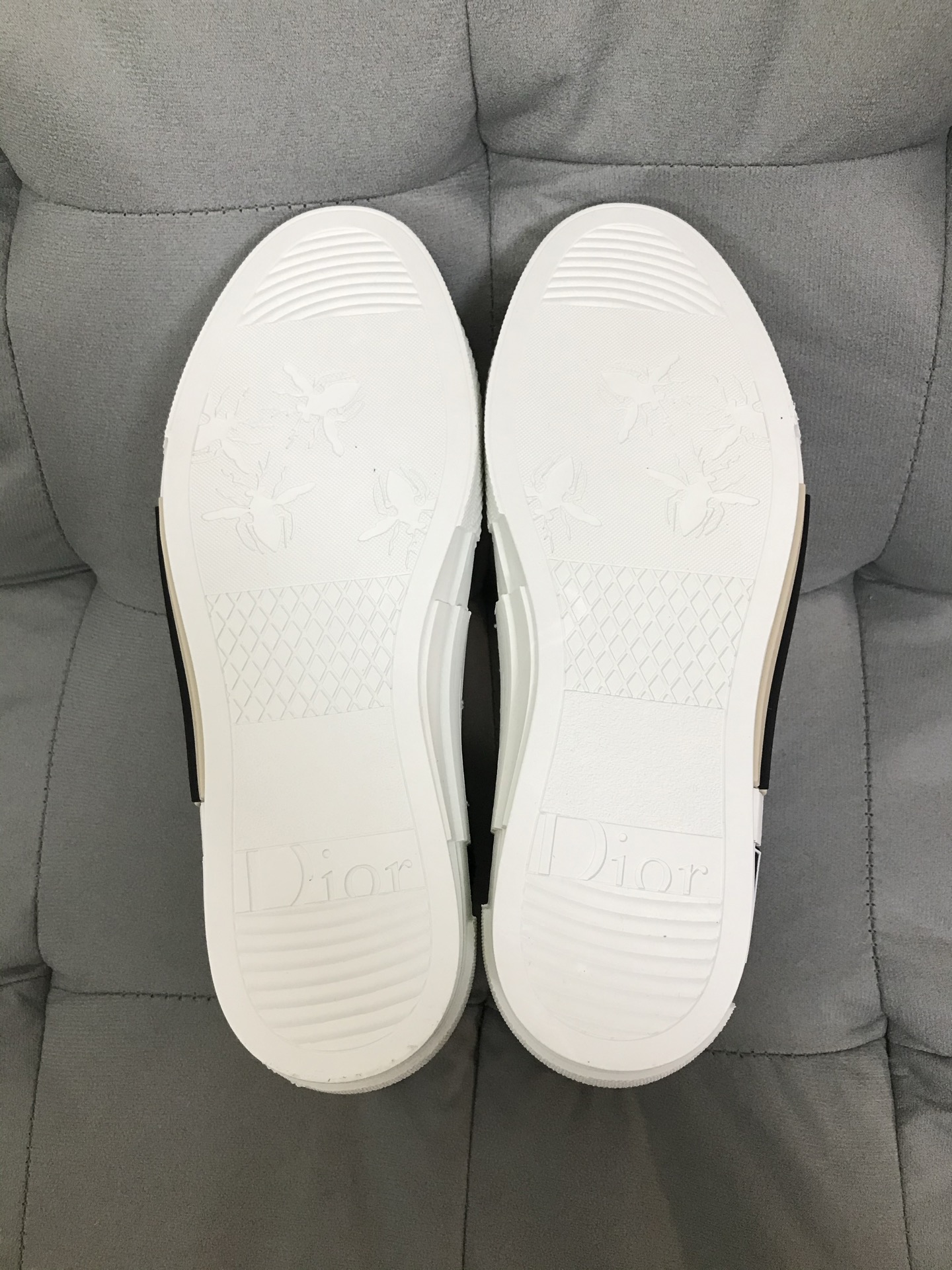 DIOR B23 Oblique Monogram High-Top Casual Canvas Sneakers