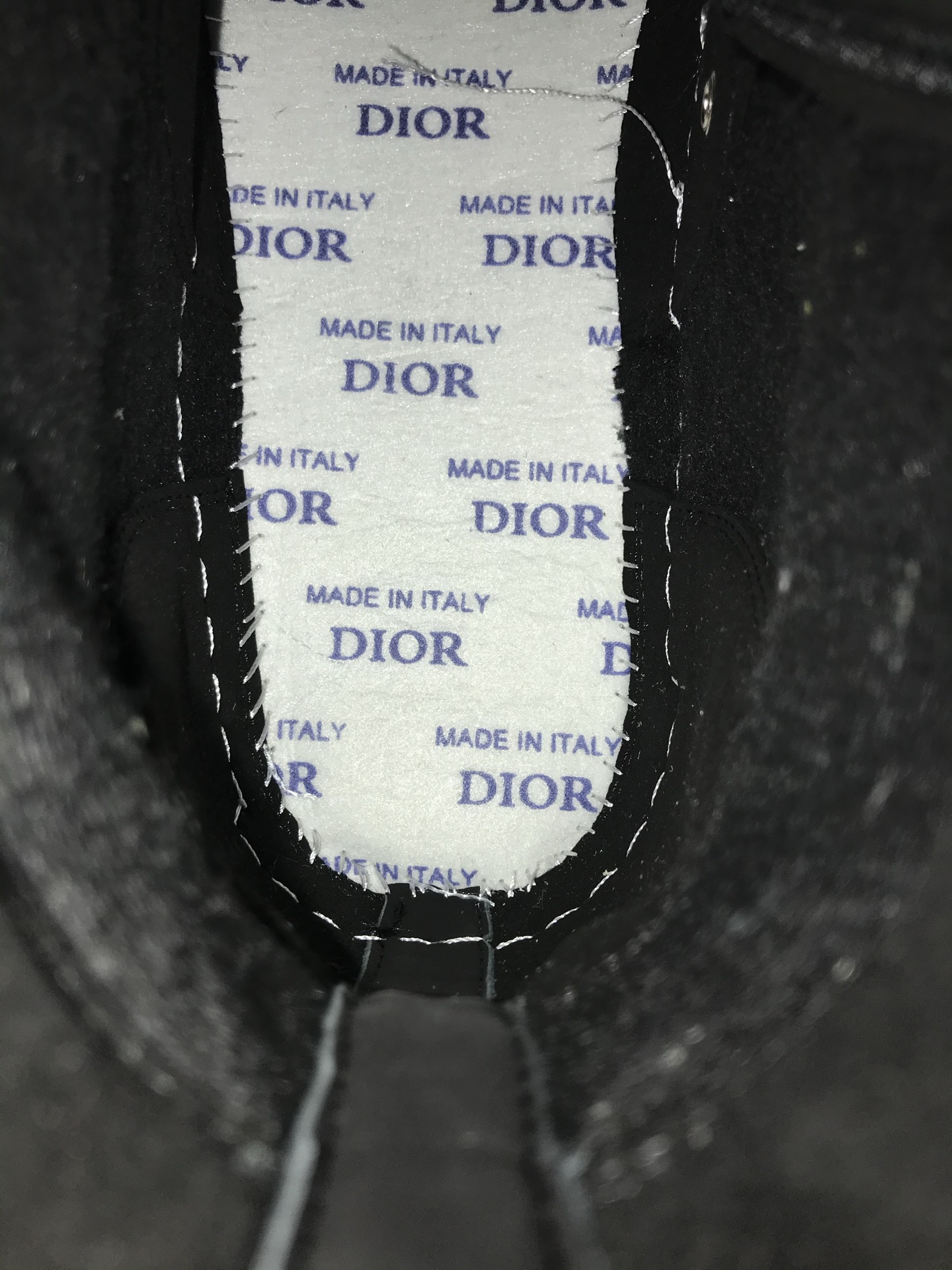 DIOR B23 Oblique Monogram High-Top Casual Canvas Sneakers