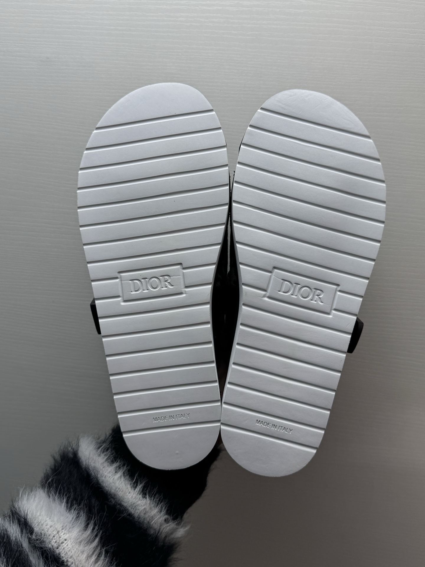 Dior Oblique Monogram Velcro Casual Slippers