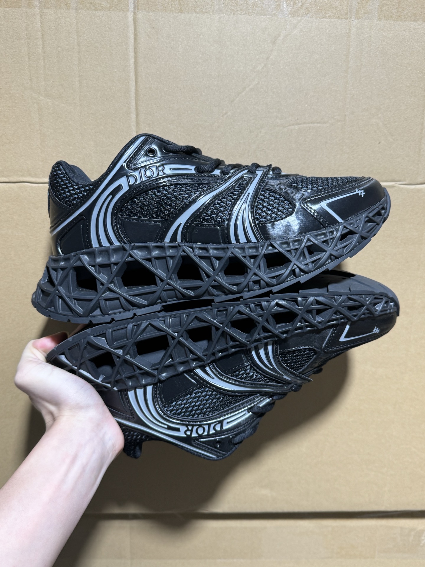 DIOR B35 NXXT Series Technical Fabric Sneakers