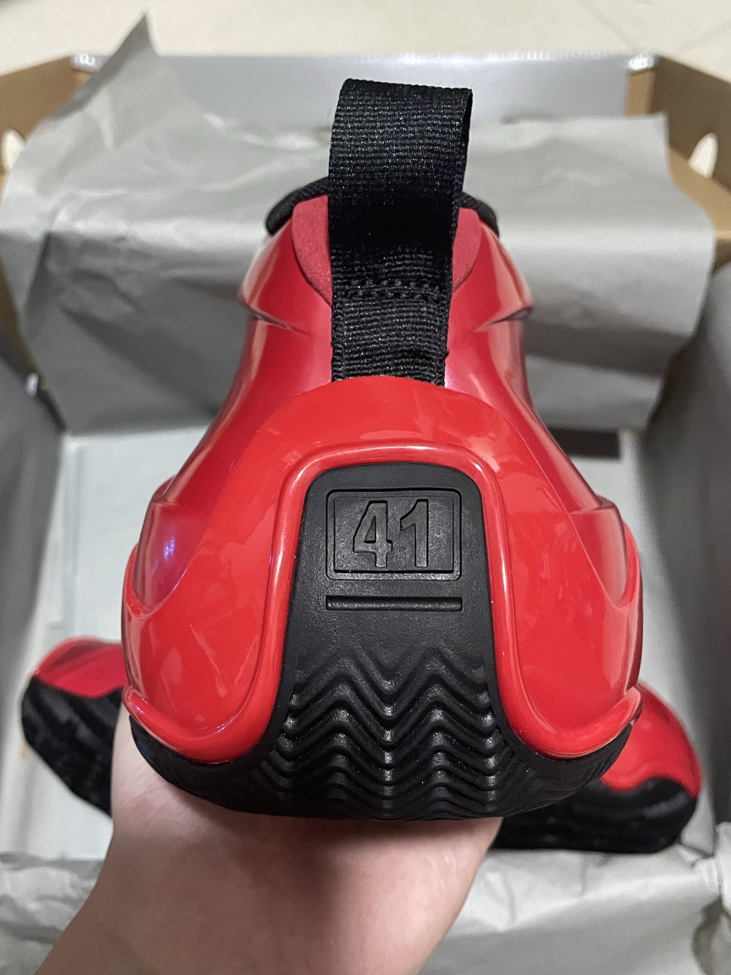 BALENCIAGA 2025 SS Patent Red Integrated Zipper High-Top Fashion Basketball Sneakers