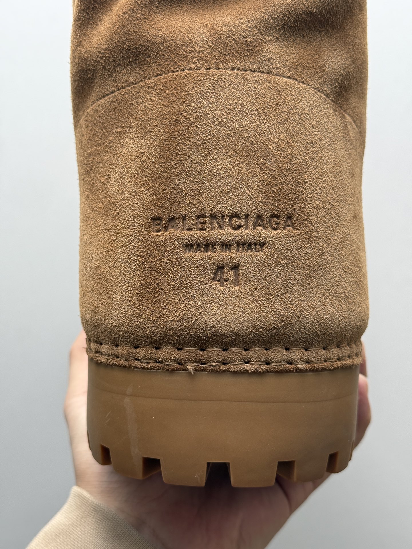BALENCIAGA 2025 Winter Shearling Big-Toe Chunky Sole Warm Snow Boots