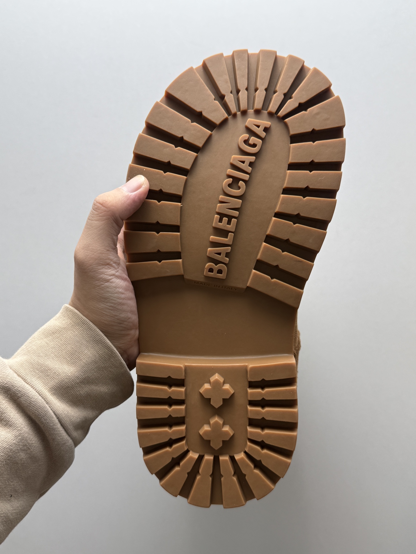 BALENCIAGA 2025 Winter Shearling Big-Toe Chunky Sole Warm Snow Boots