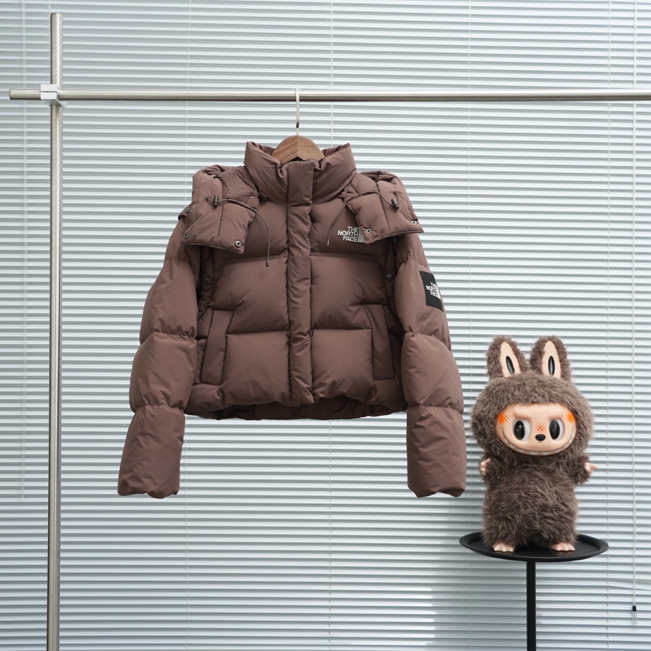 The North Face New Short-Length Down Jacket with Removable Sleeves