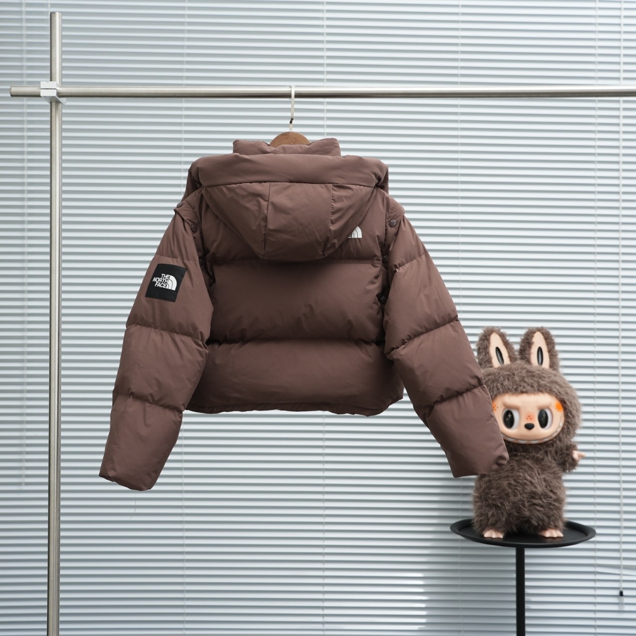 The North Face New Short-Length Down Jacket with Removable Sleeves