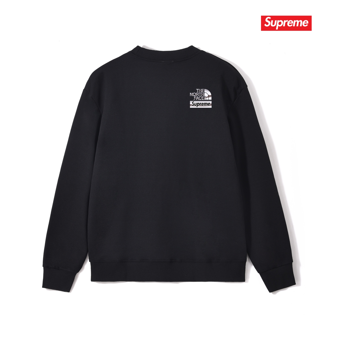 The North Face Crew Neck Sweatshirt - Soft Texture,Eco-Friendly Printed Design Unisex