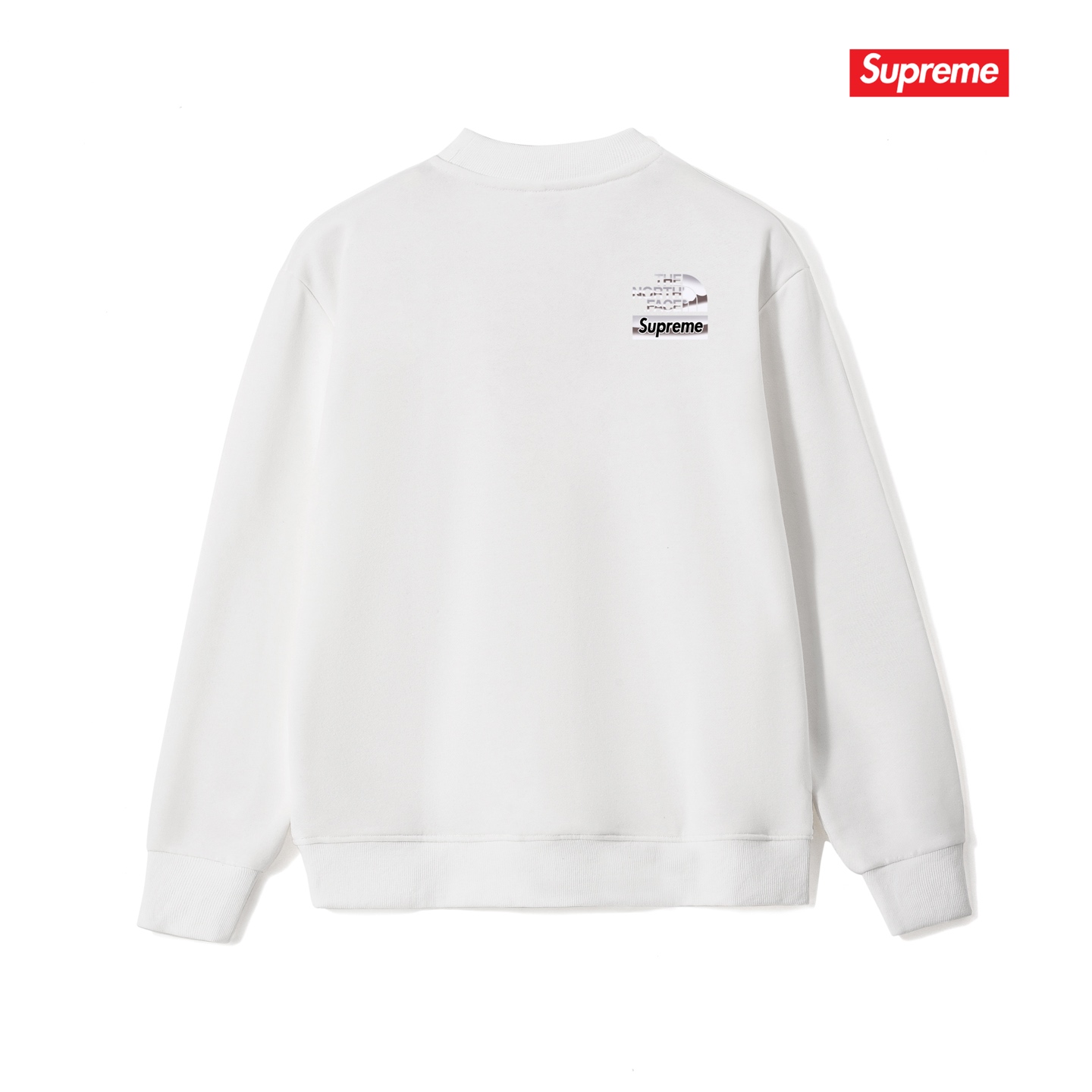 The North Face Crew Neck Sweatshirt - Soft Texture,Eco-Friendly Printed Design Unisex