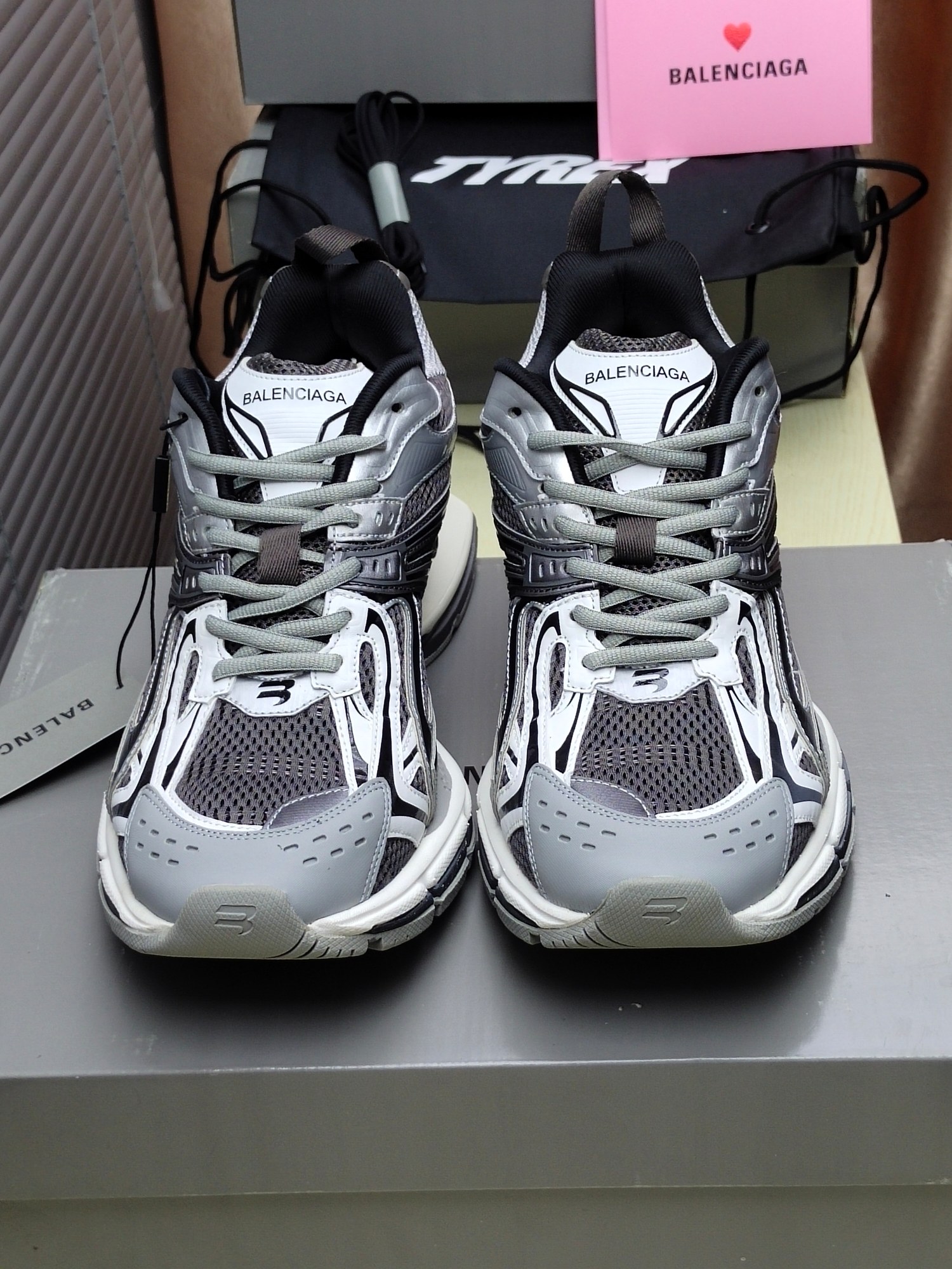 BALENCIAGA Xpander Spring Suspension Sole Mesh Paneled Sneakers