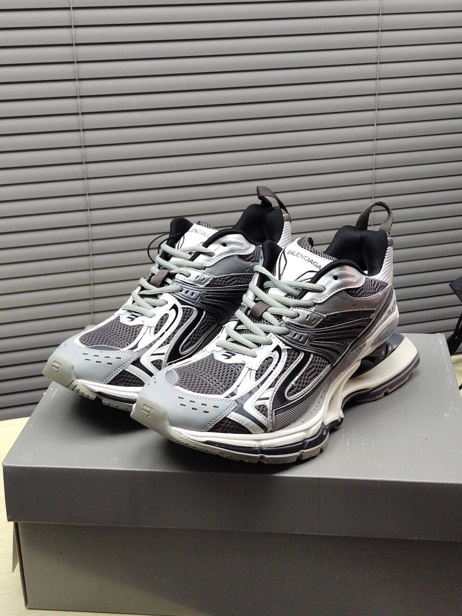 BALENCIAGA Xpander Spring Suspension Sole Mesh Paneled Sneakers