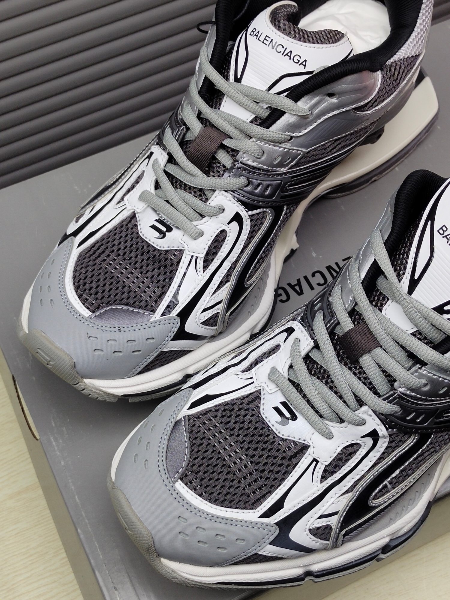 BALENCIAGA Xpander Spring Suspension Sole Mesh Paneled Sneakers