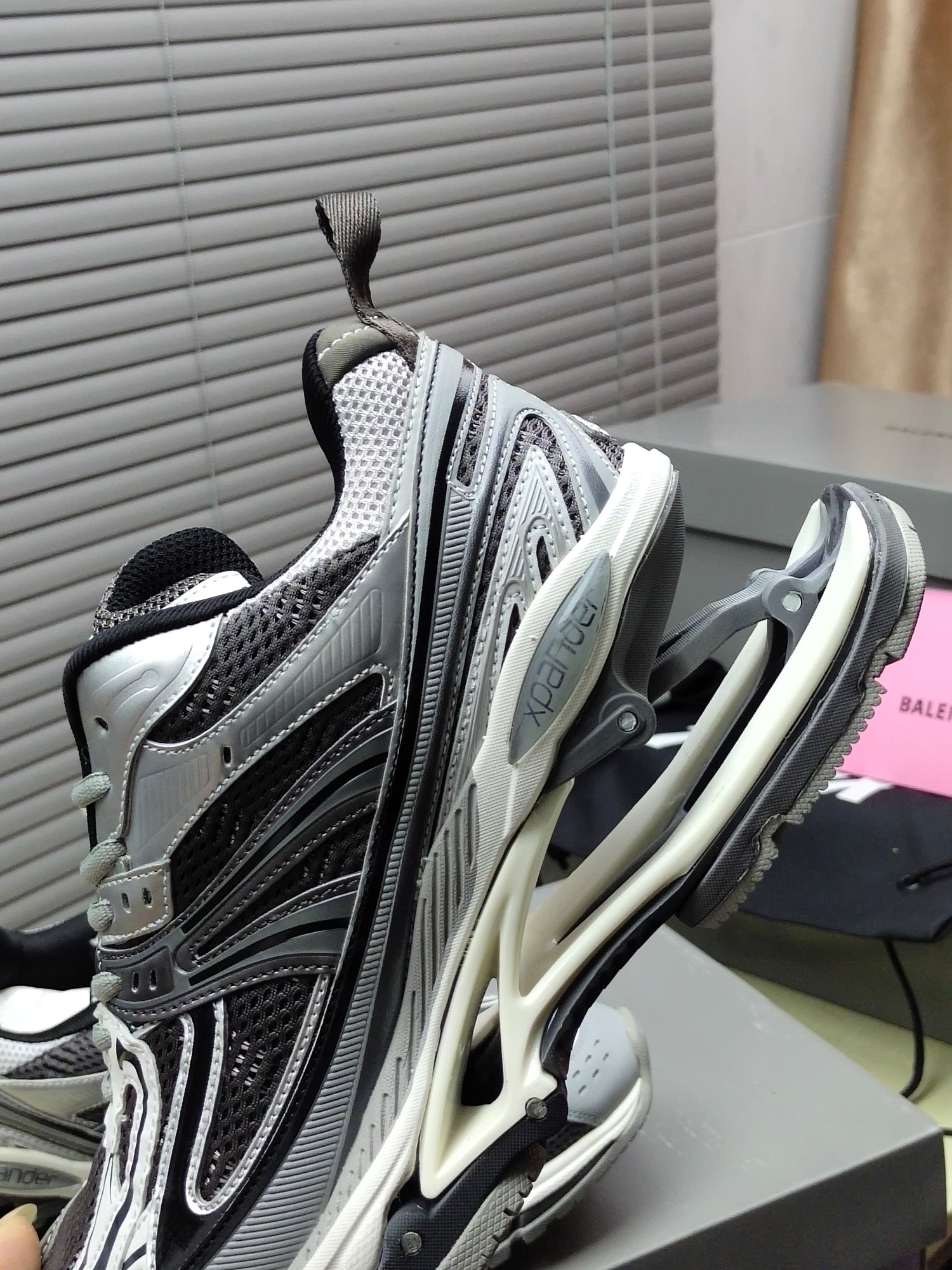 BALENCIAGA Xpander Spring Suspension Sole Mesh Paneled Sneakers