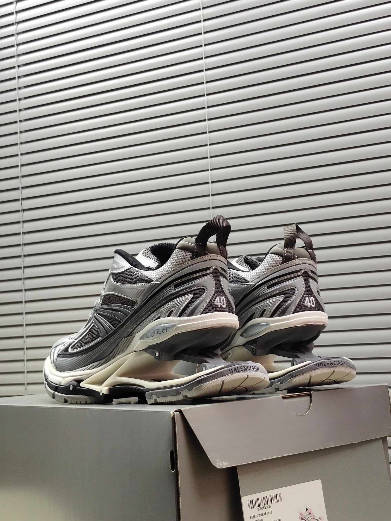 BALENCIAGA Xpander Spring Suspension Sole Mesh Paneled Sneakers