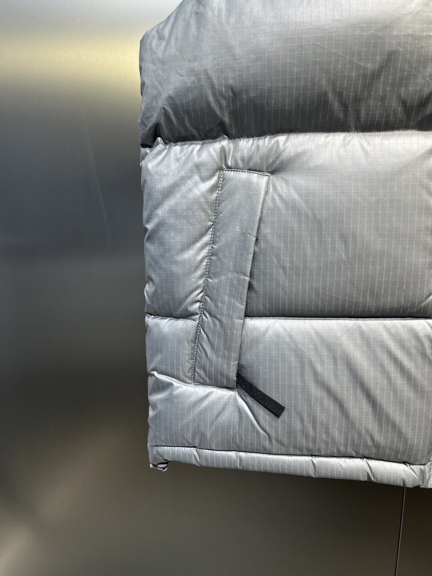 The North Face Large Plaid Thickened Down Vest - Unisex