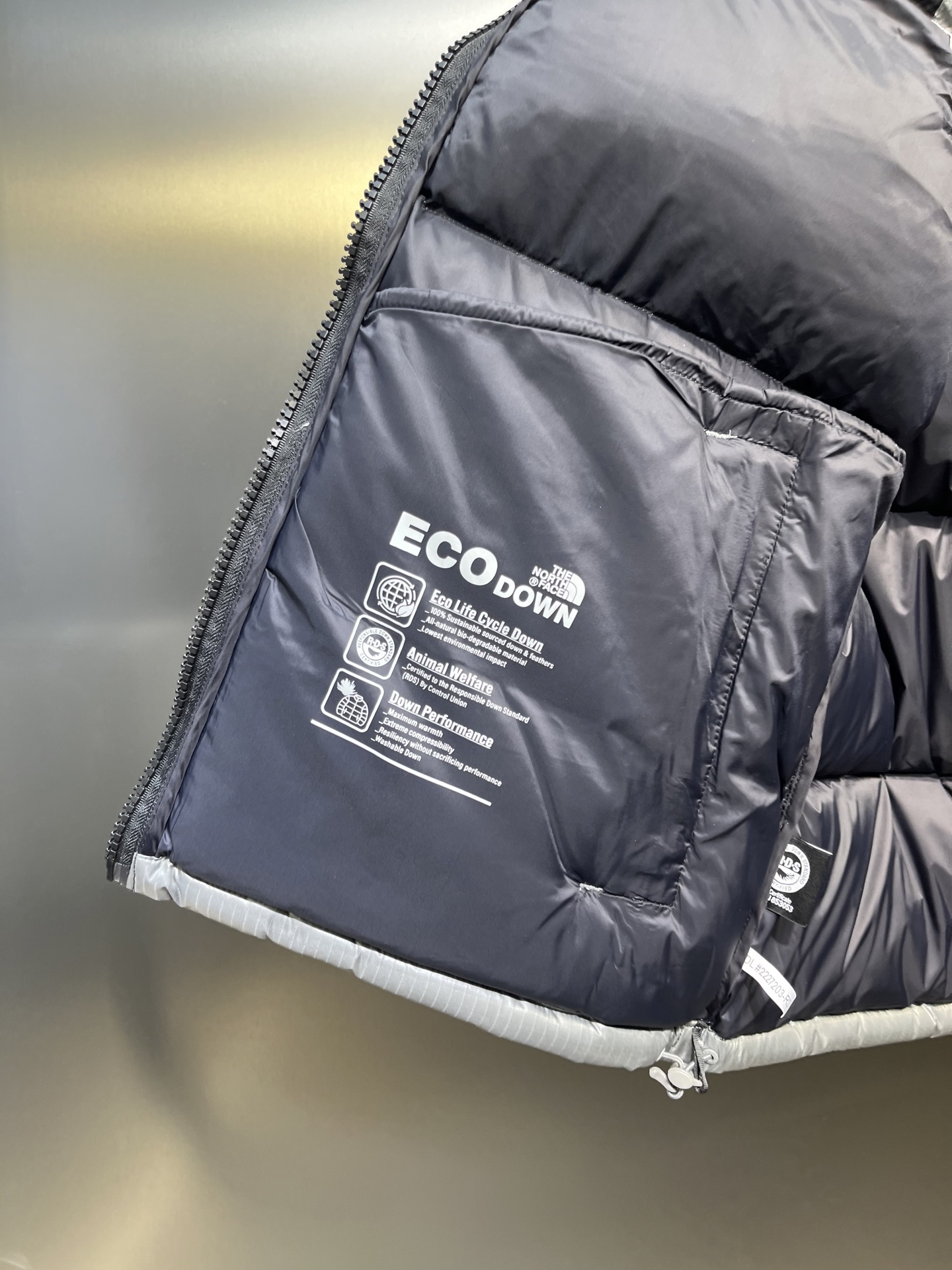 The North Face Large Plaid Thickened Down Vest - Unisex