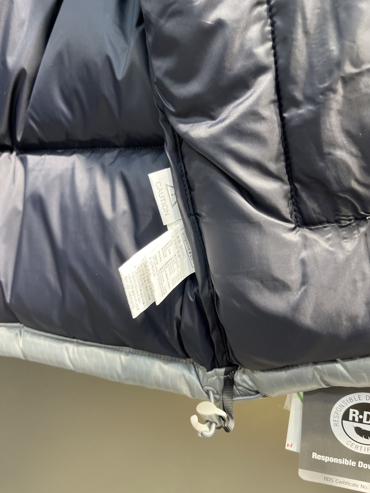 The North Face Large Plaid Thickened Down Vest - Unisex