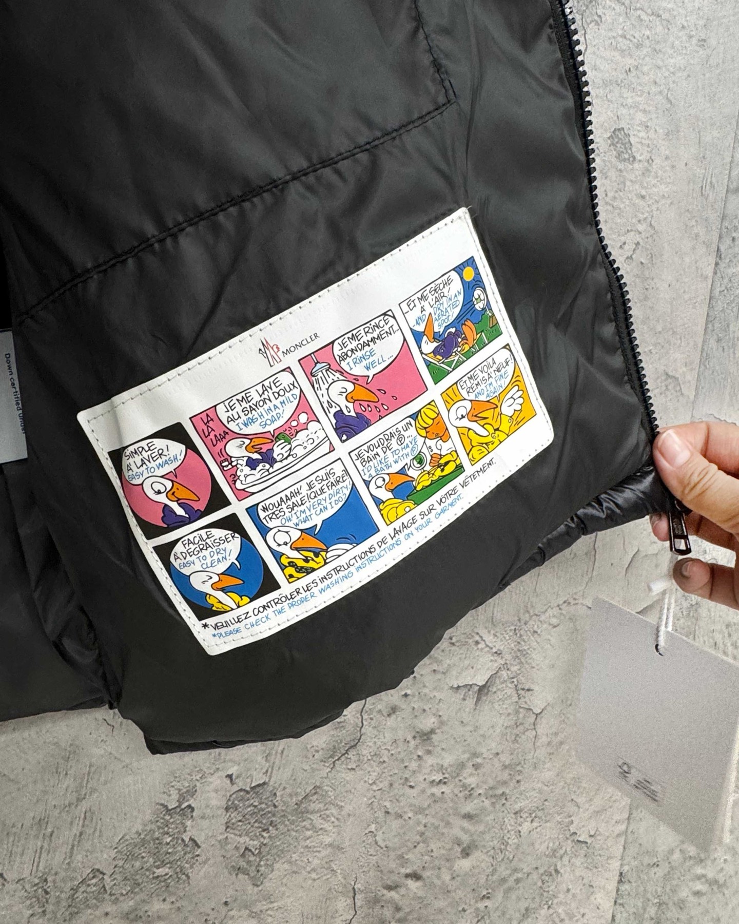 Moncler Maya Couples' Down Vest - Standing Collar, 90% Goose Down Filling, Polyamide Shell, Winter Warm