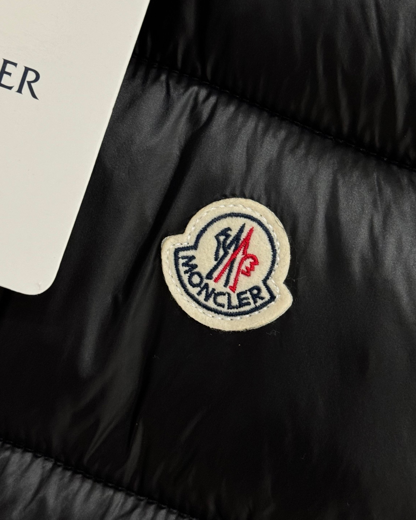 Moncler Maya Couples' Down Vest - Standing Collar, 90% Goose Down Filling, Polyamide Shell, Winter Warm