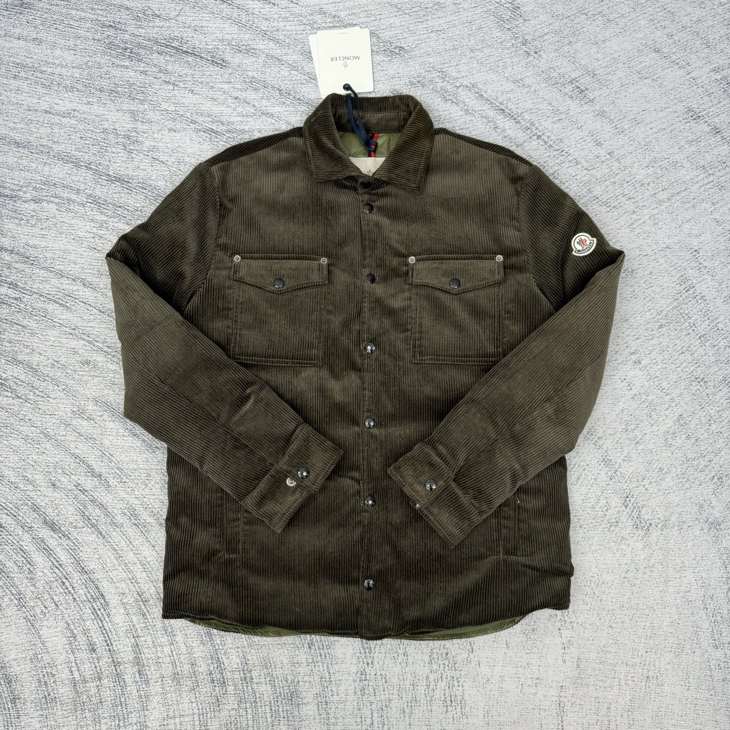 Moncler New Style Corduroy Lapel Cotton Jacket