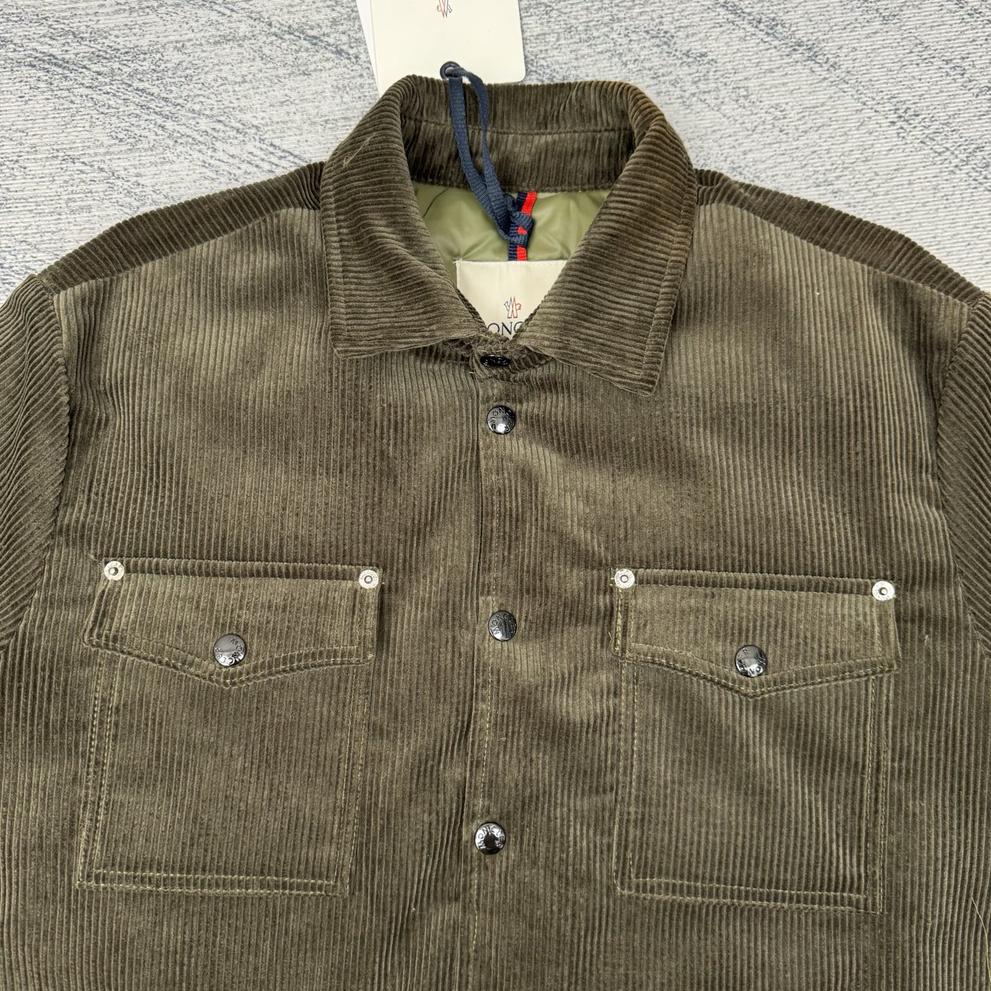 Moncler New Style Corduroy Lapel Cotton Jacket