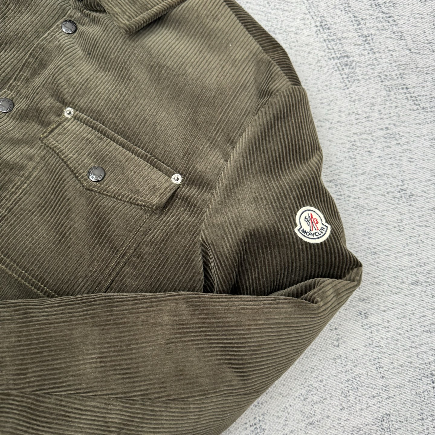 Moncler New Style Corduroy Lapel Cotton Jacket