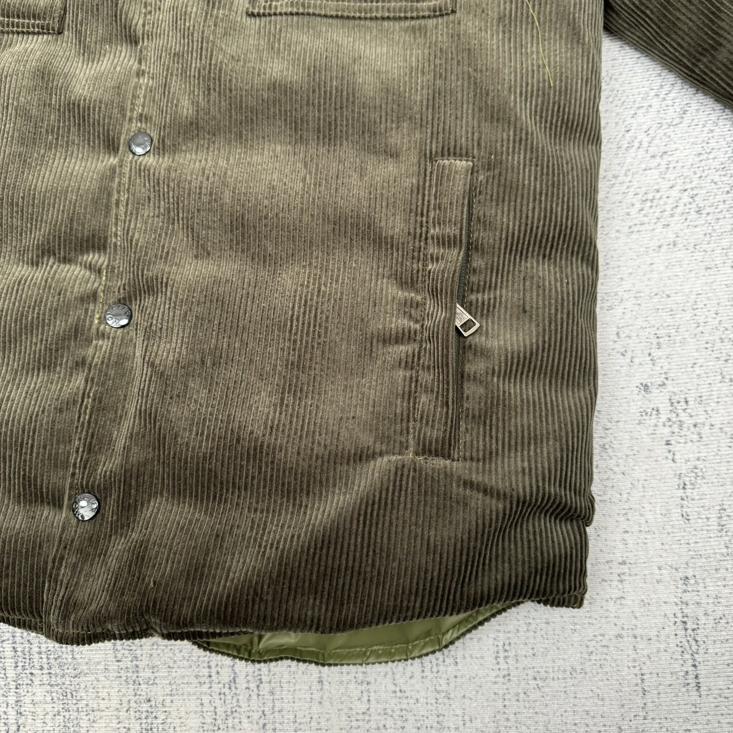 Moncler New Style Corduroy Lapel Cotton Jacket