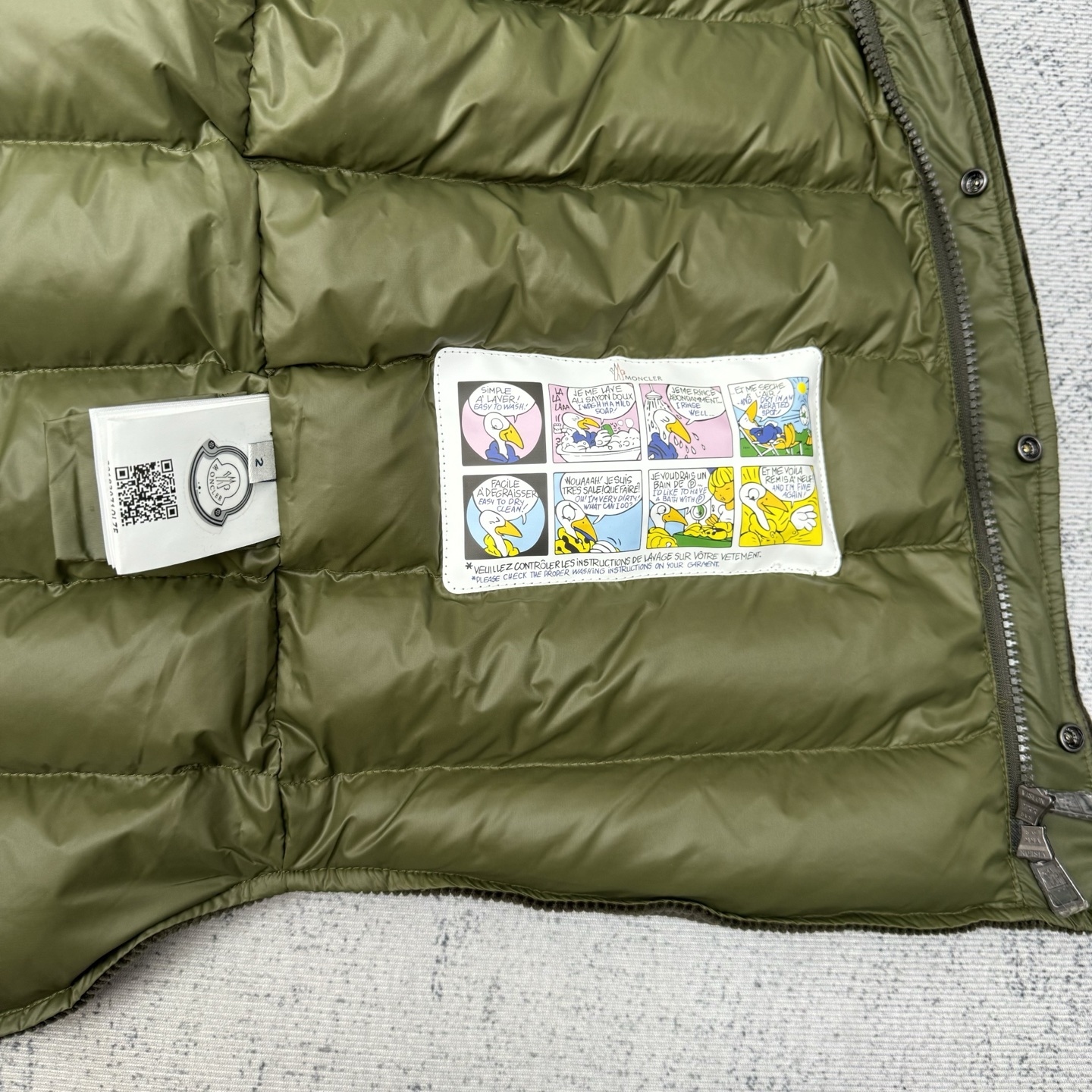 Moncler New Style Corduroy Lapel Cotton Jacket