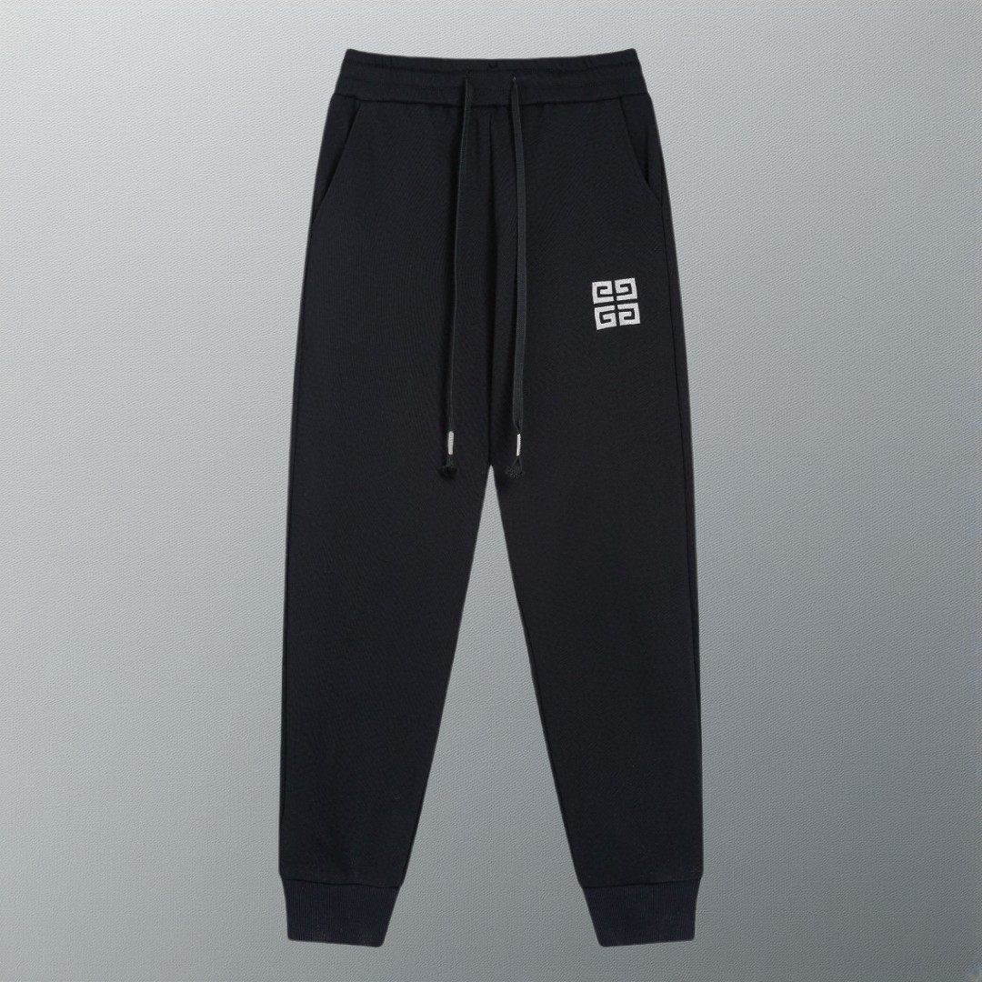 Givenchy New GVC 3D Embroidered Label Pants