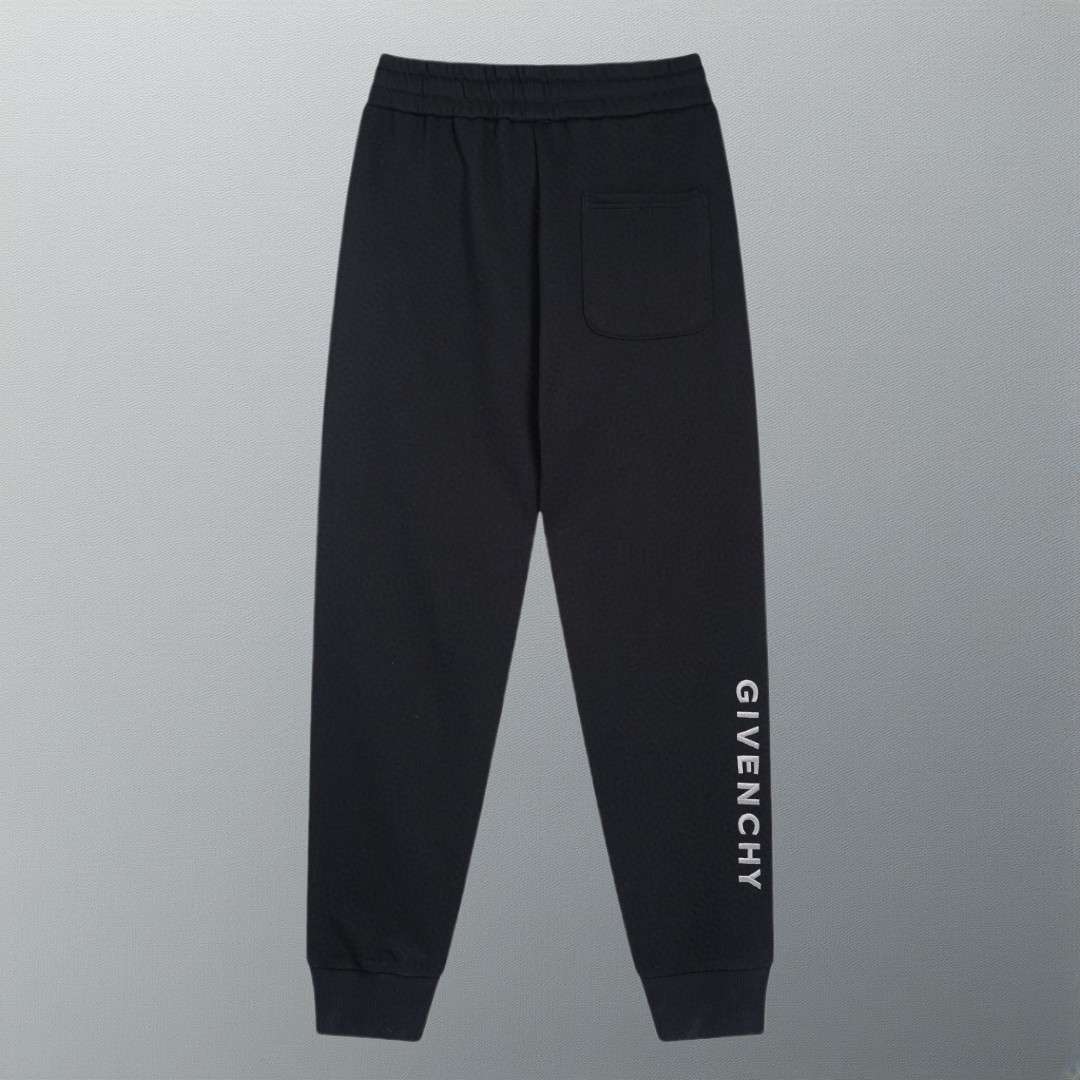 Givenchy New GVC 3D Embroidered Label Pants