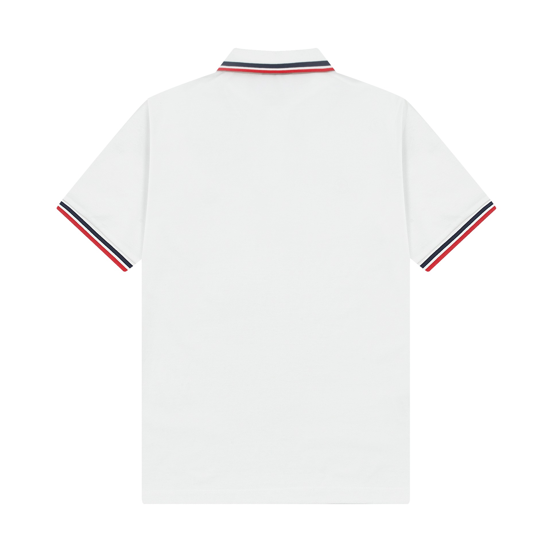 Moncler 100% Cotton Short-Sleeve Top - Ribbed Cuffs, Button Closure