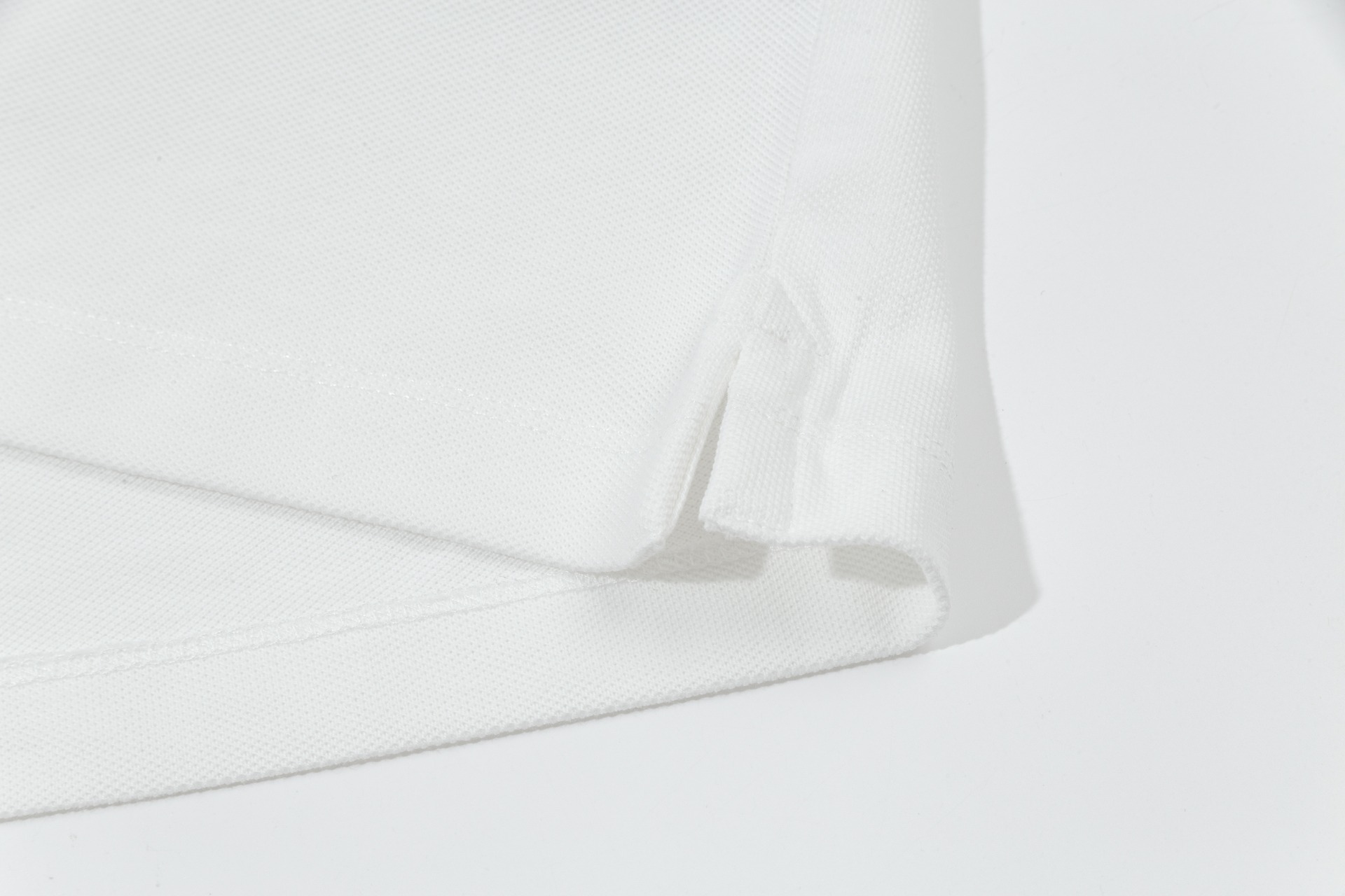 Moncler 100% Cotton Short-Sleeve Top - Ribbed Cuffs, Button Closure