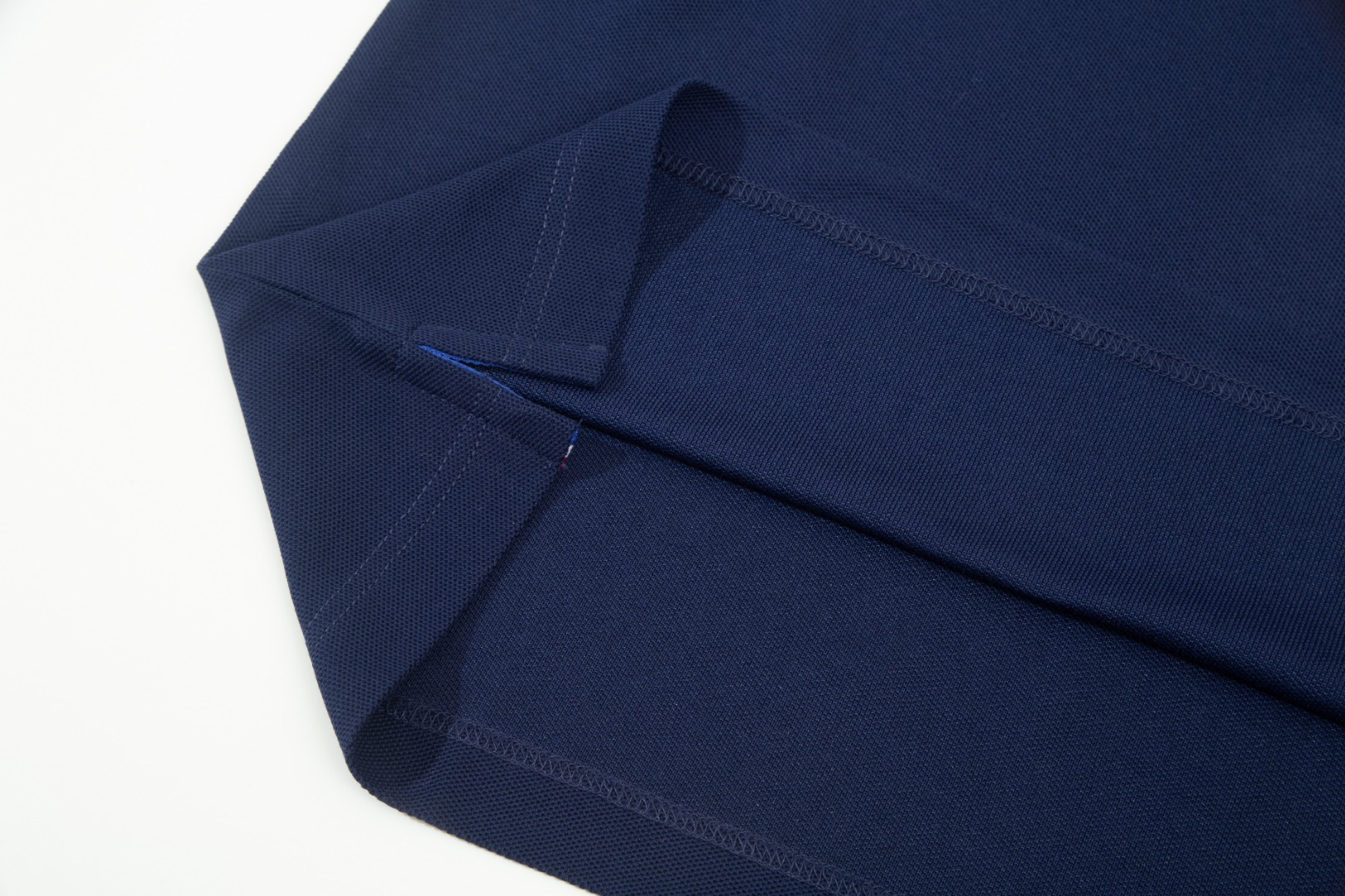 Moncler New Logo-Embroidered Lapel Long-Sleeve Polo Shirt