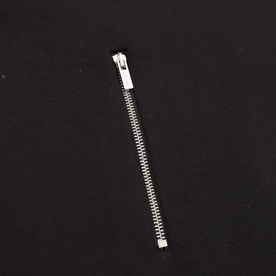 MIU MIU Letter Half-Zip Cashmere Turtleneck Sweatshirt