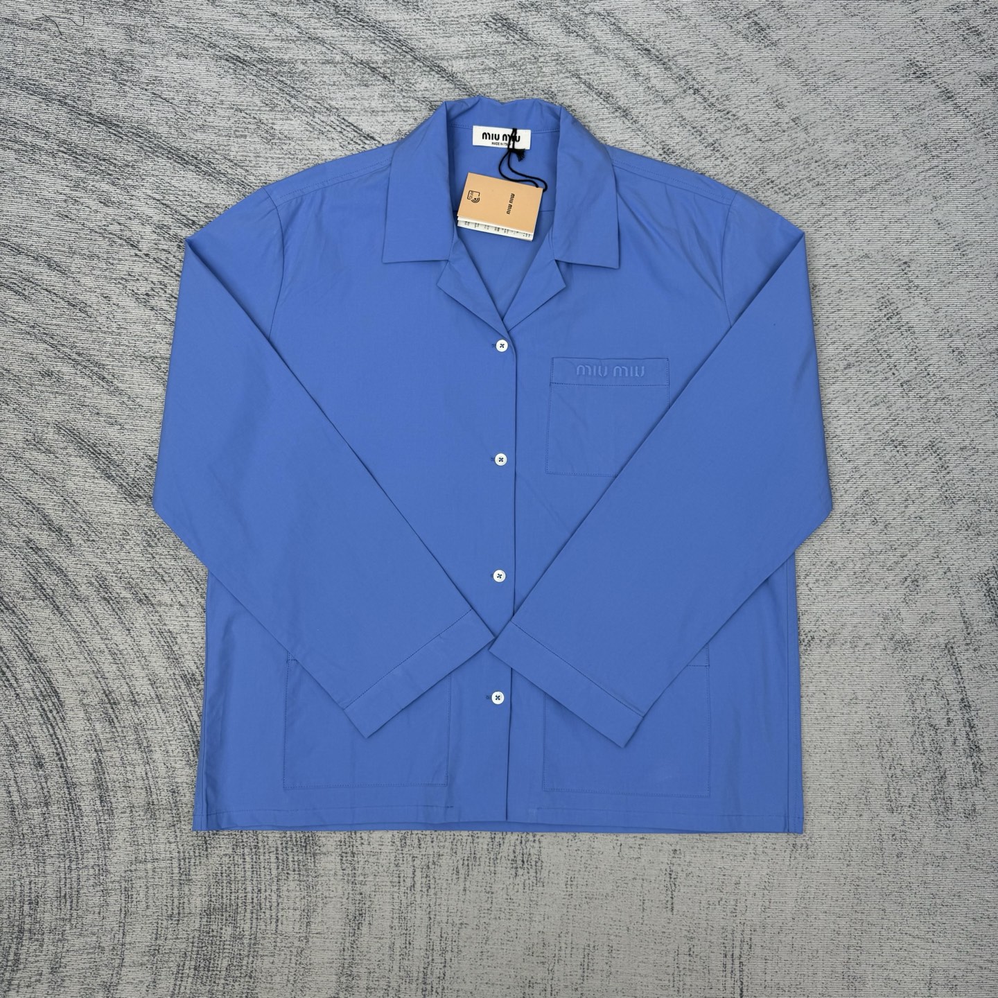 Miu Miu 24SS Collection Poplin-Textured Shirts