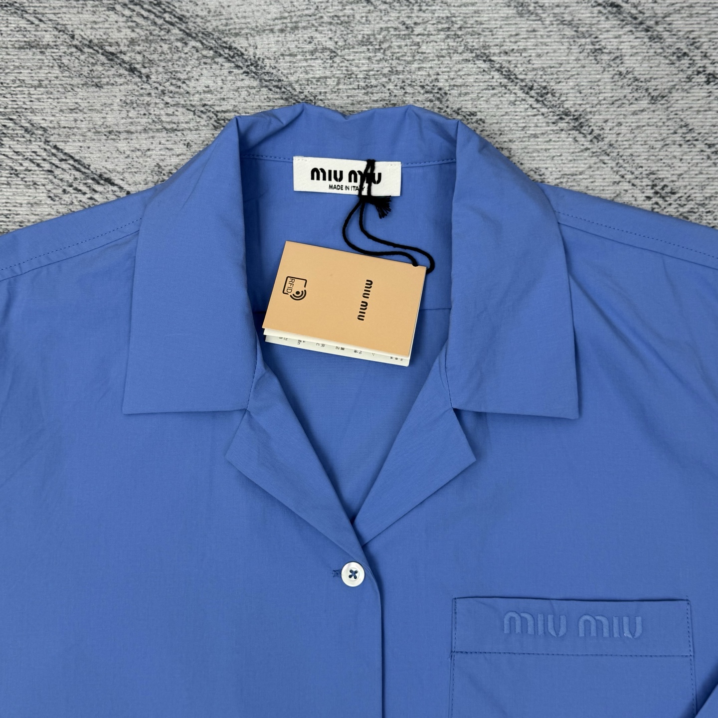 Miu Miu 24SS Collection Poplin-Textured Shirts